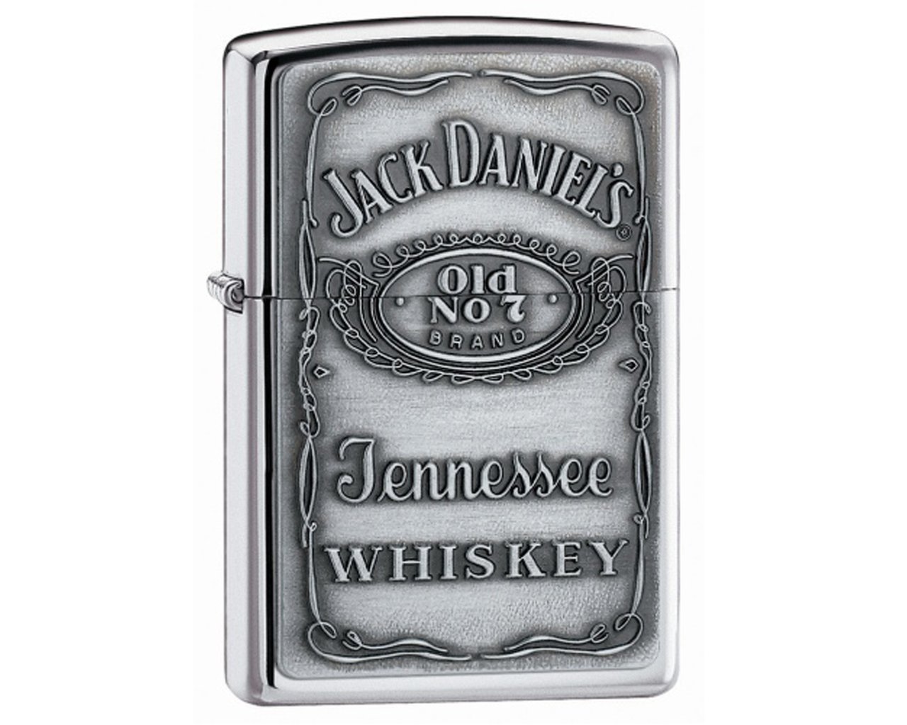 Zippo 250 JD 427 Jack Daniels Pewter Emblem