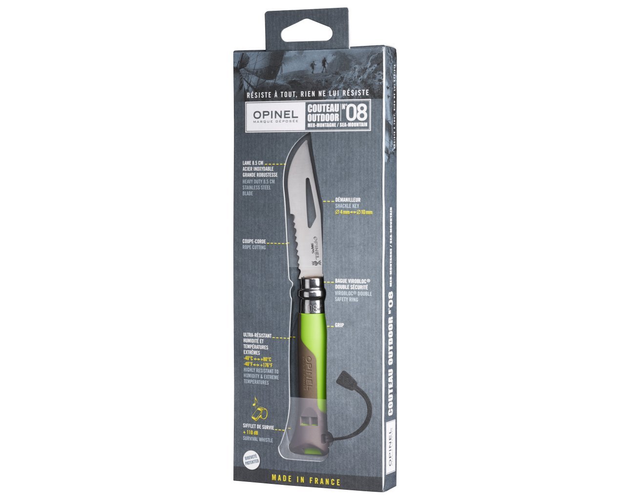 Opinel preklopni nož Ino 8 Survival 1715 - Image 4