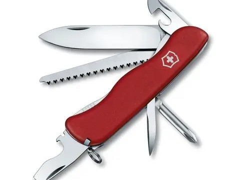 crveni švajcarski nožić