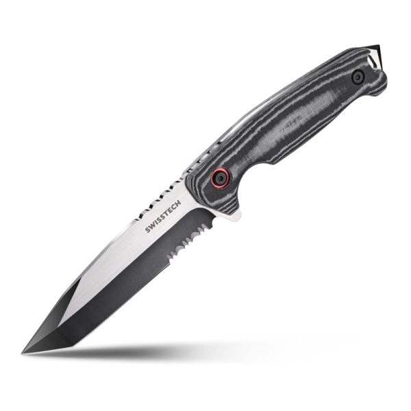 Swisstech 4.5" 11,4cm nož micarta fiksno sečivo ST011010 - Image 2