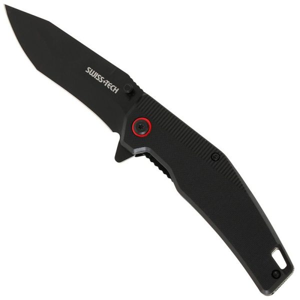 Swisstech džepni nož Black TiNi G10 ST014002 - Image 2