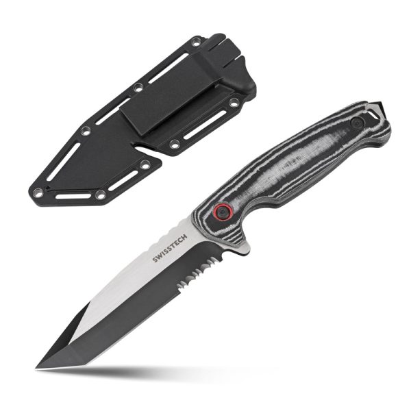 Swisstech 4.5" 11,4cm nož micarta fiksno sečivo ST011010
