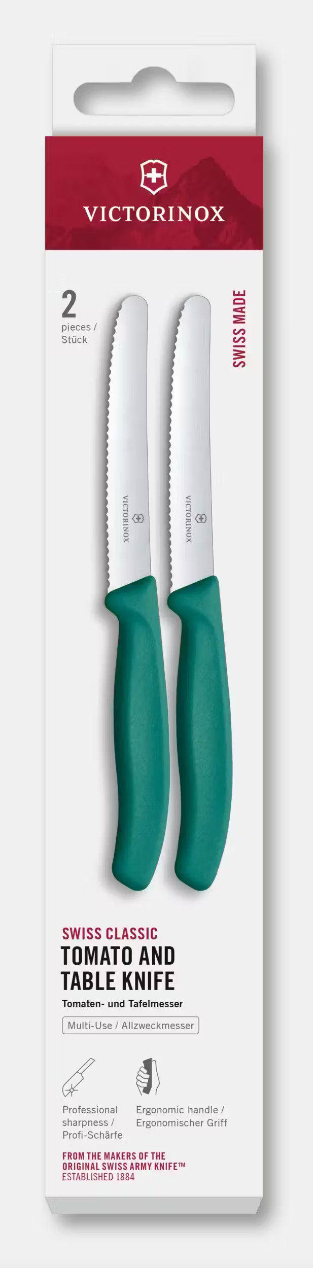 Victorinox kuhinjski nož 67834.2C1 Classic reckav zeleni 11cm 2/1