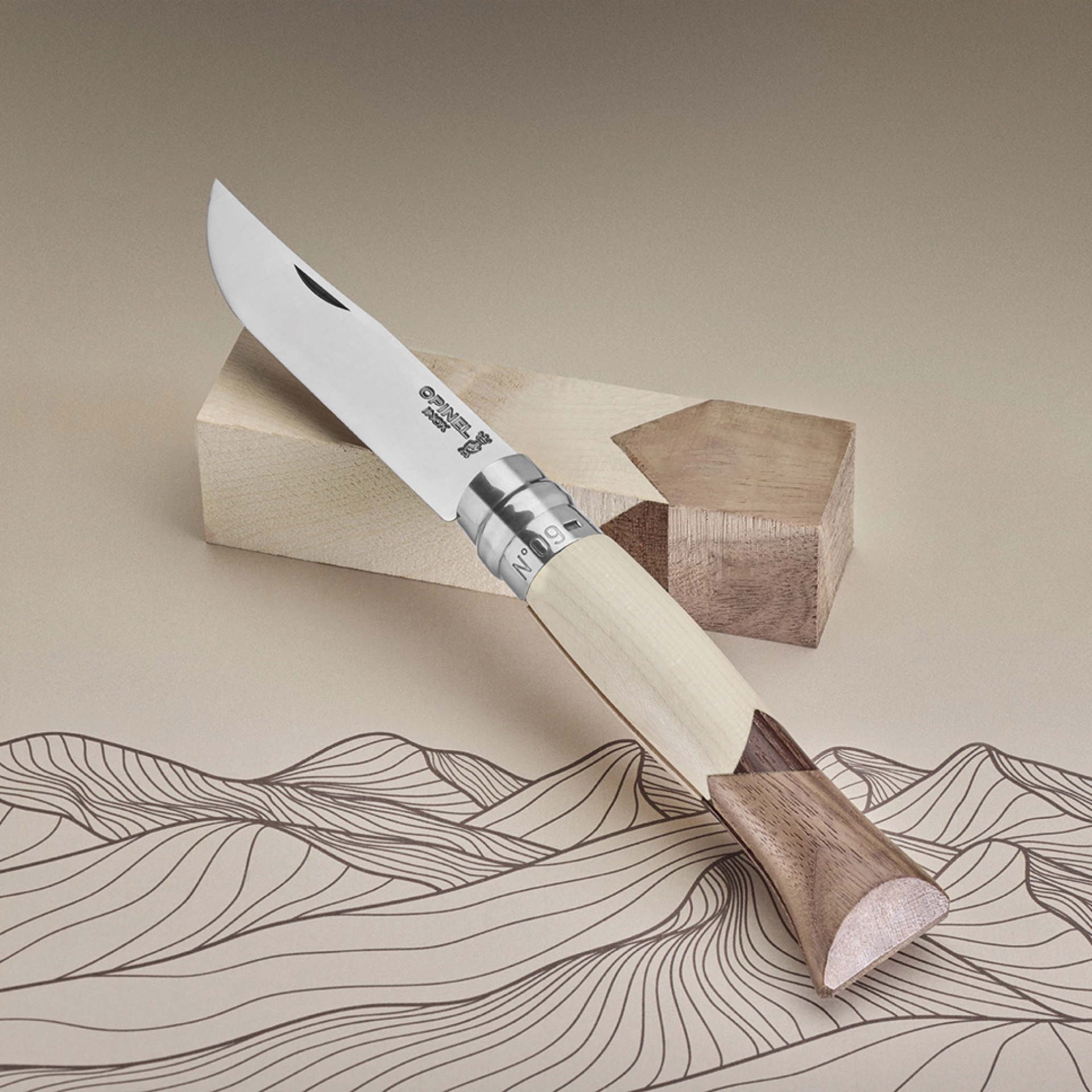 Opinel preklopni nož 3103 Inox 9 Cime - Slika 6